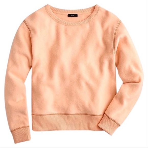 J. Crew Tops - J.Crew Brushed Fleece Sweatshirt Sz M EUC